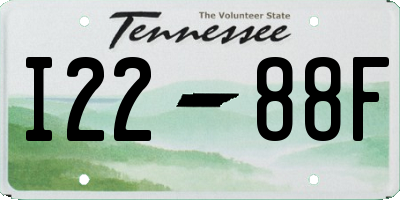 TN license plate I2288F