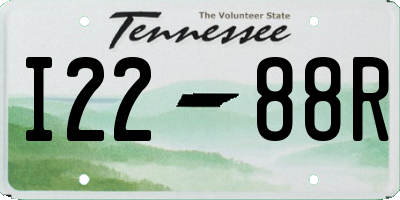 TN license plate I2288R