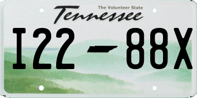 TN license plate I2288X