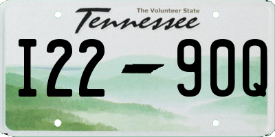 TN license plate I2290Q