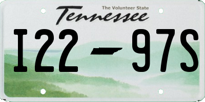 TN license plate I2297S