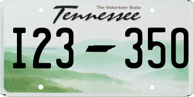TN license plate I2335O