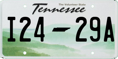TN license plate I2429A
