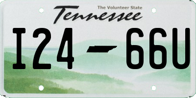 TN license plate I2466U