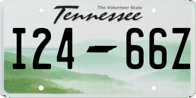 TN license plate I2466Z