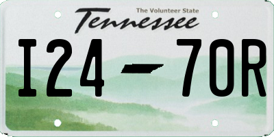 TN license plate I2470R