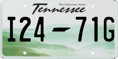 TN license plate I2471G