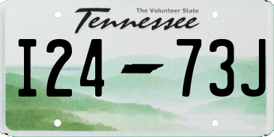 TN license plate I2473J