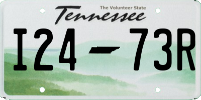TN license plate I2473R