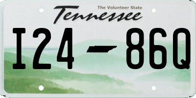 TN license plate I2486Q