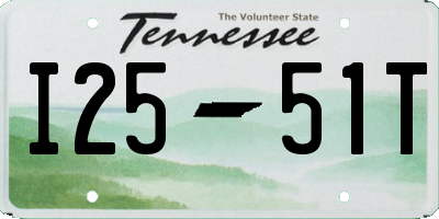 TN license plate I2551T
