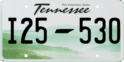 TN license plate I2553O