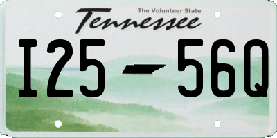TN license plate I2556Q