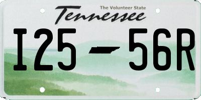 TN license plate I2556R