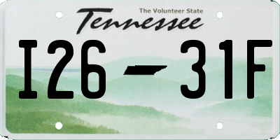 TN license plate I2631F