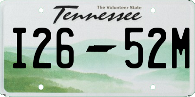 TN license plate I2652M