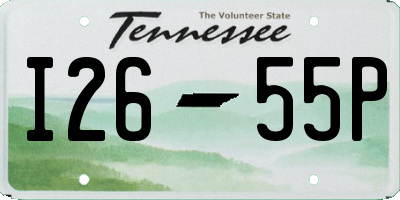 TN license plate I2655P