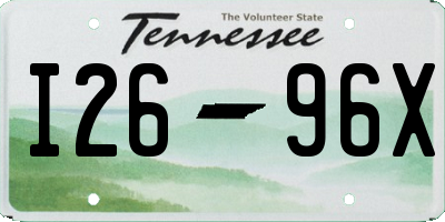 TN license plate I2696X