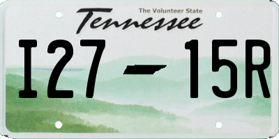 TN license plate I2715R