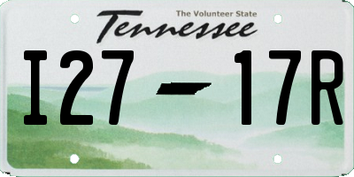 TN license plate I2717R