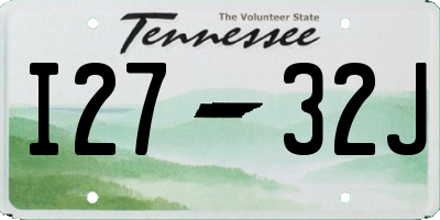 TN license plate I2732J