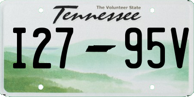 TN license plate I2795V