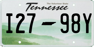 TN license plate I2798Y