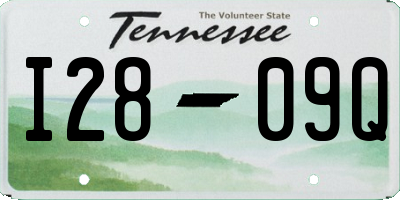 TN license plate I2809Q