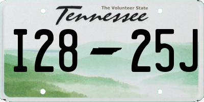 TN license plate I2825J