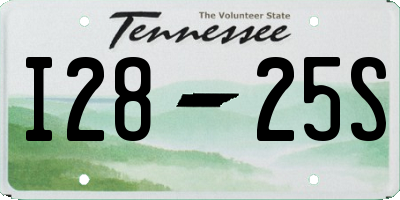 TN license plate I2825S