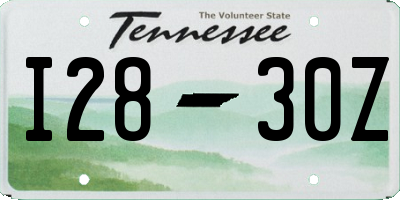 TN license plate I2830Z