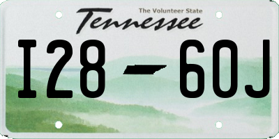 TN license plate I2860J