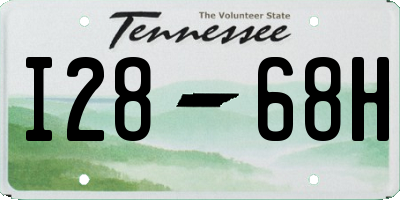 TN license plate I2868H