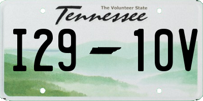 TN license plate I2910V