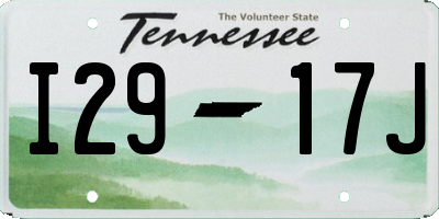 TN license plate I2917J