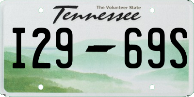 TN license plate I2969S