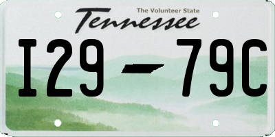 TN license plate I2979C