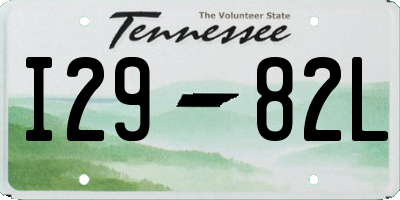 TN license plate I2982L