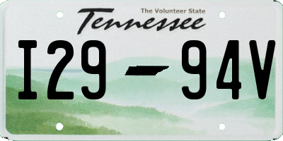 TN license plate I2994V