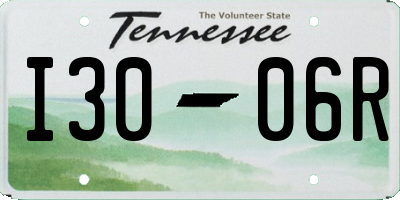 TN license plate I3006R