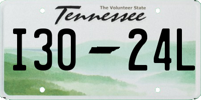 TN license plate I3024L