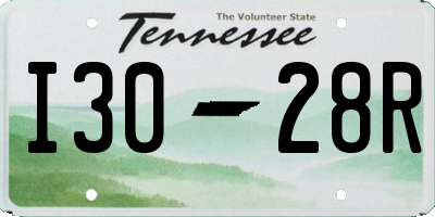 TN license plate I3028R