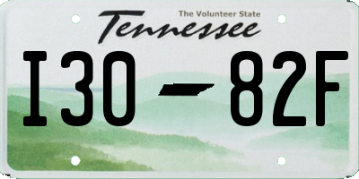 TN license plate I3082F