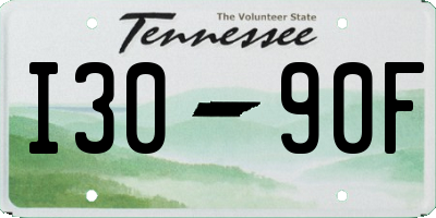 TN license plate I3090F