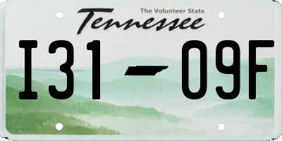 TN license plate I3109F