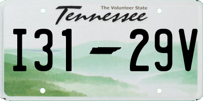 TN license plate I3129V