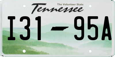 TN license plate I3195A