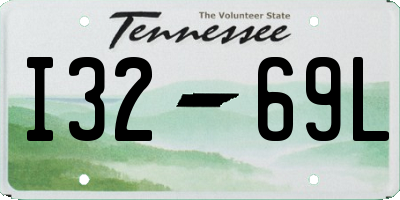 TN license plate I3269L