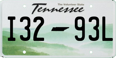 TN license plate I3293L