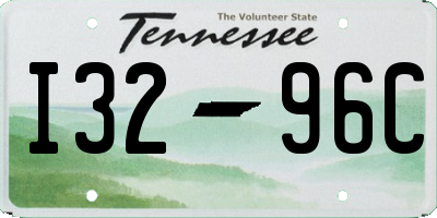 TN license plate I3296C